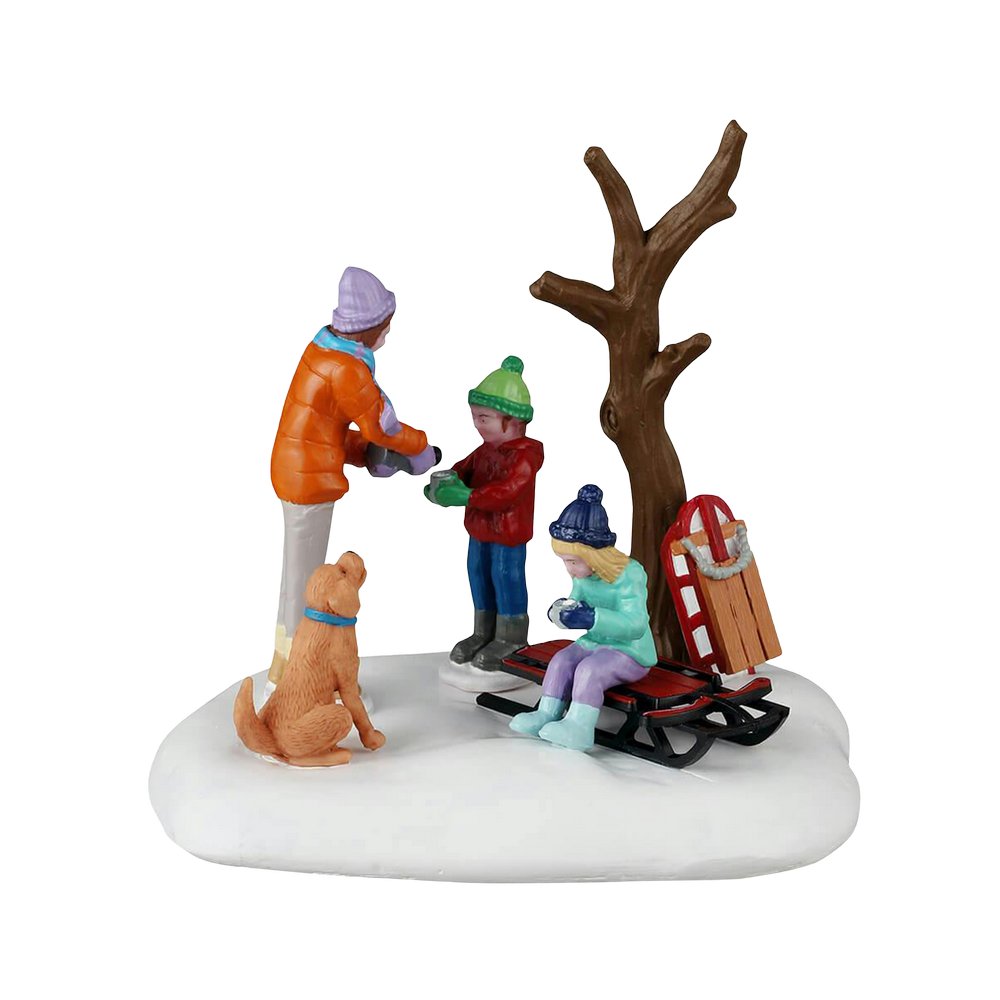 Figura para villa navideña cocoa time