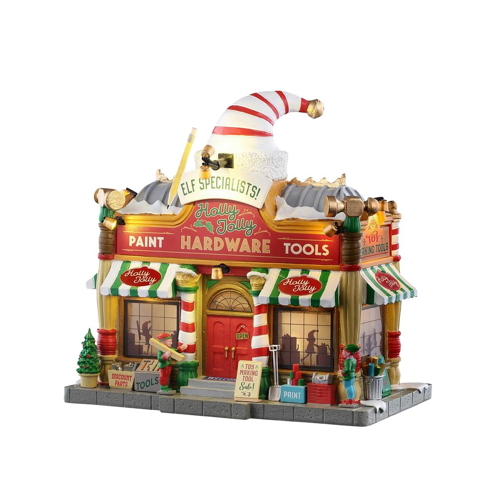 Villa navideña holly jolly hardware