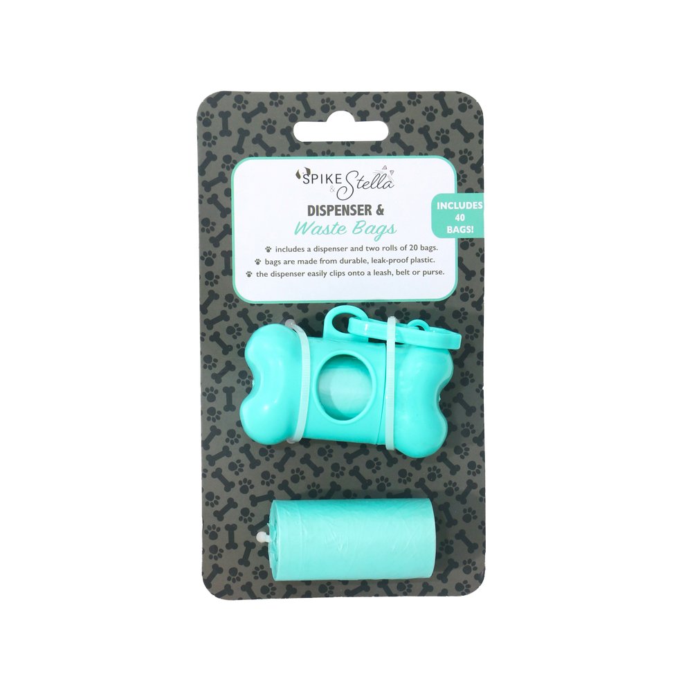 Dispensador de bolsas para desechos de mascotas 3 piezas surtido