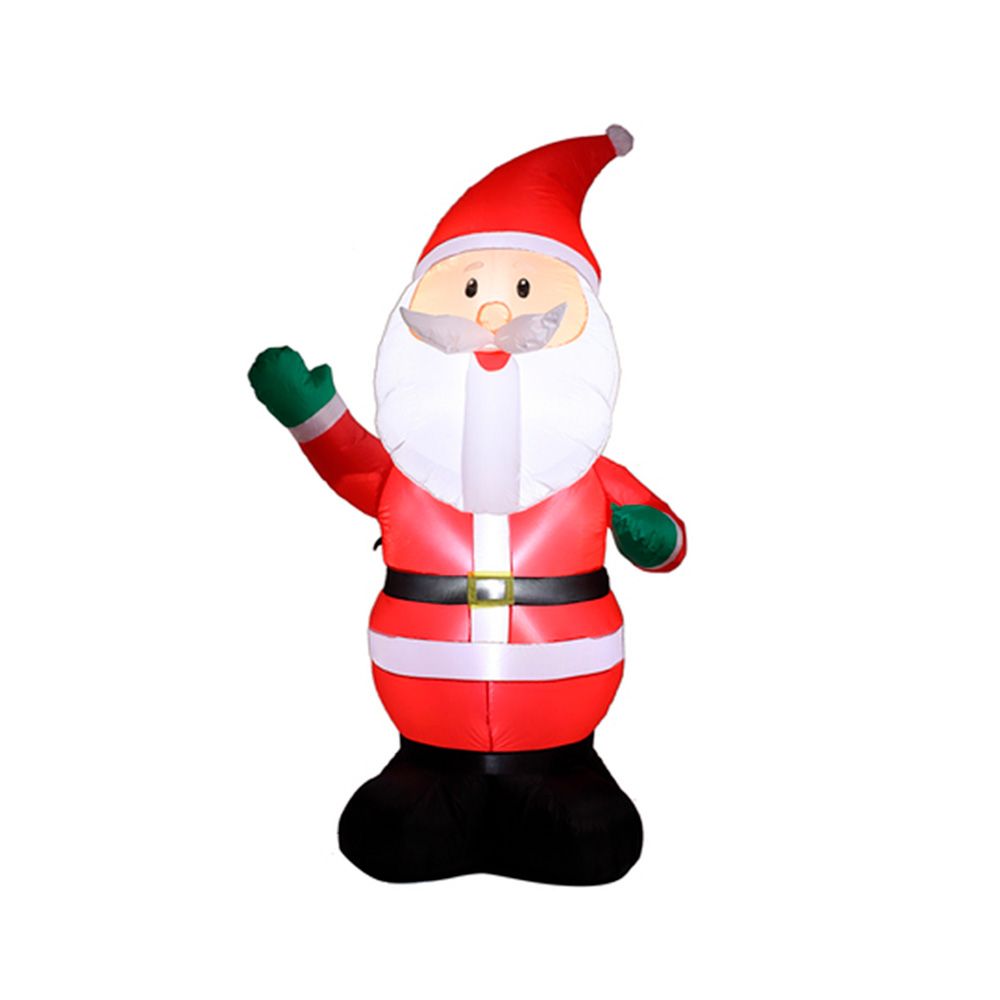 Inflable navideño santa 180 cm rojo/blanco