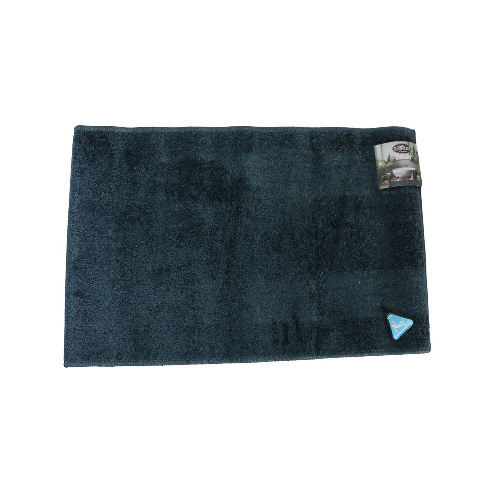 Alfombra para baño 50x80 cm azul