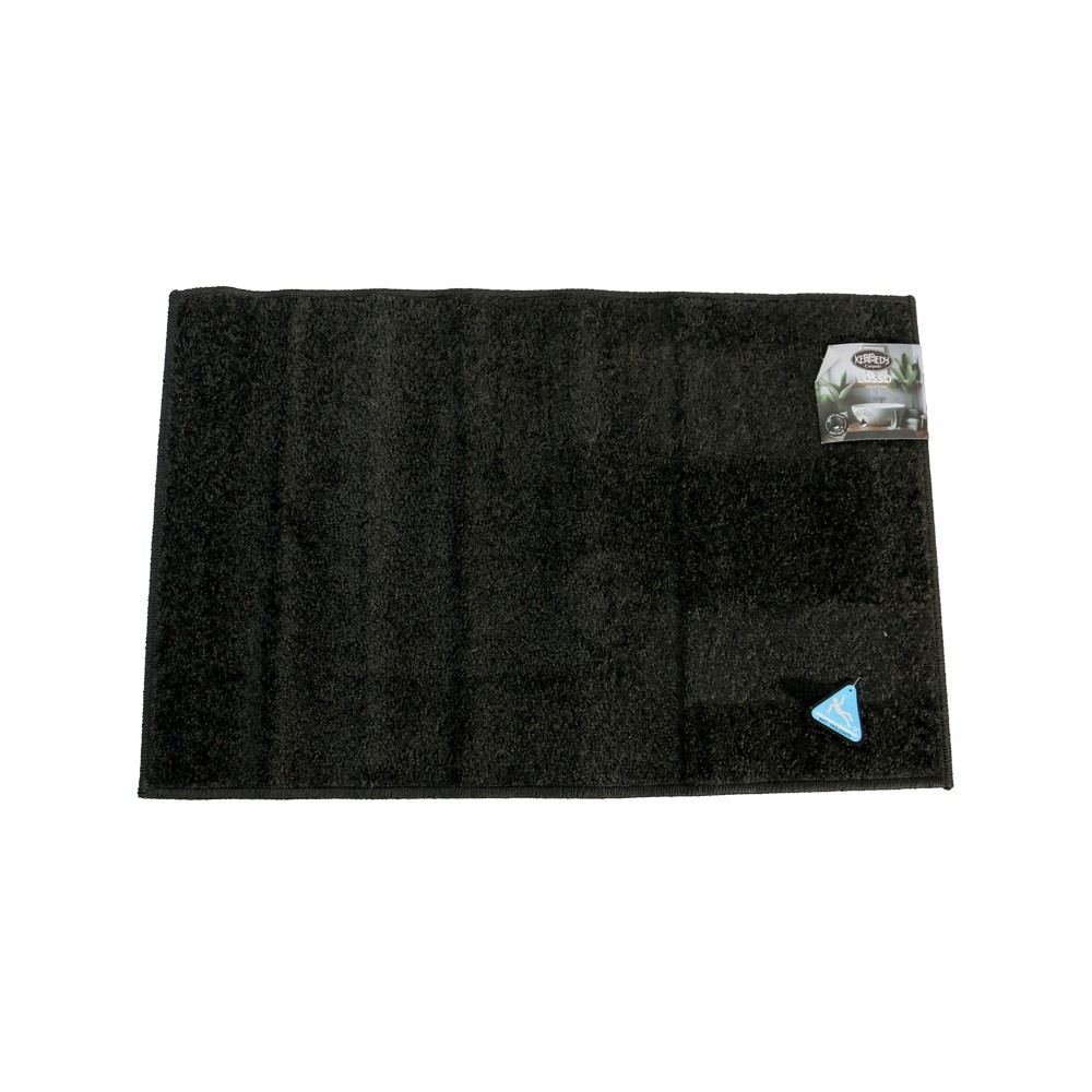 Alfombra para baño 50x80 cm gris oscuro