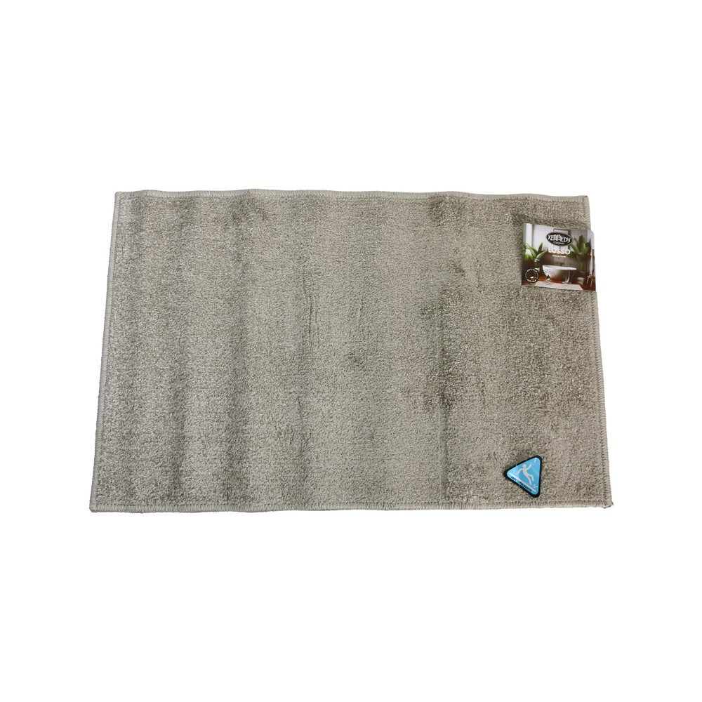 Alfombra para baño 50x80 cm gris claro