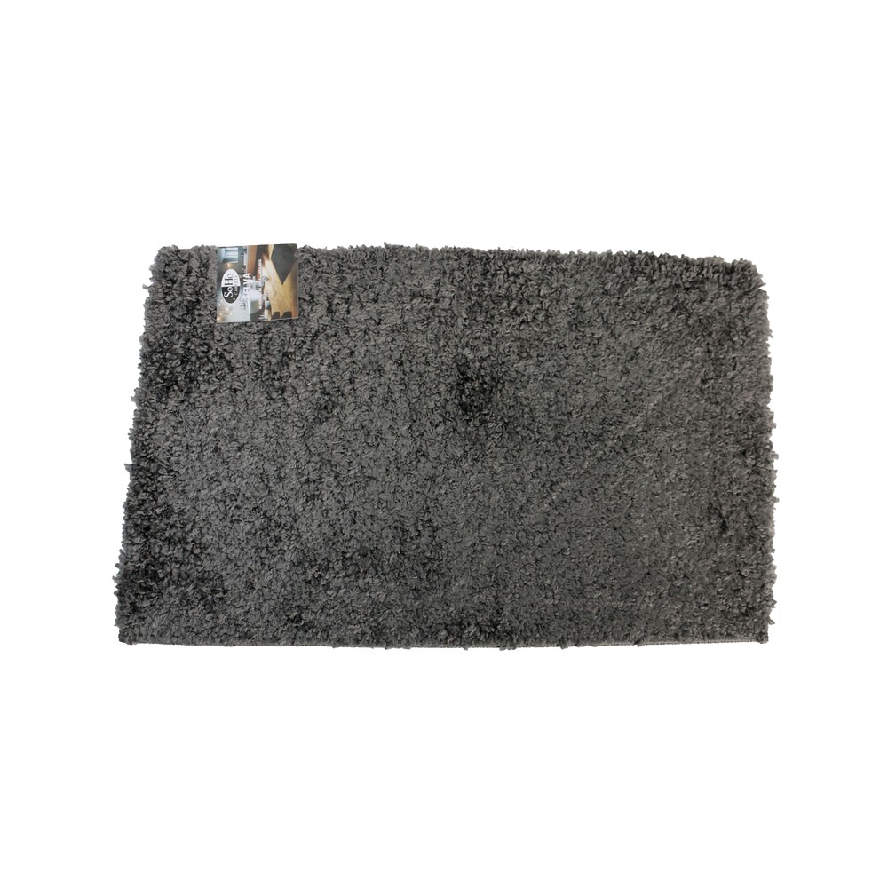 Alfombra para interior 50x80 cm negro