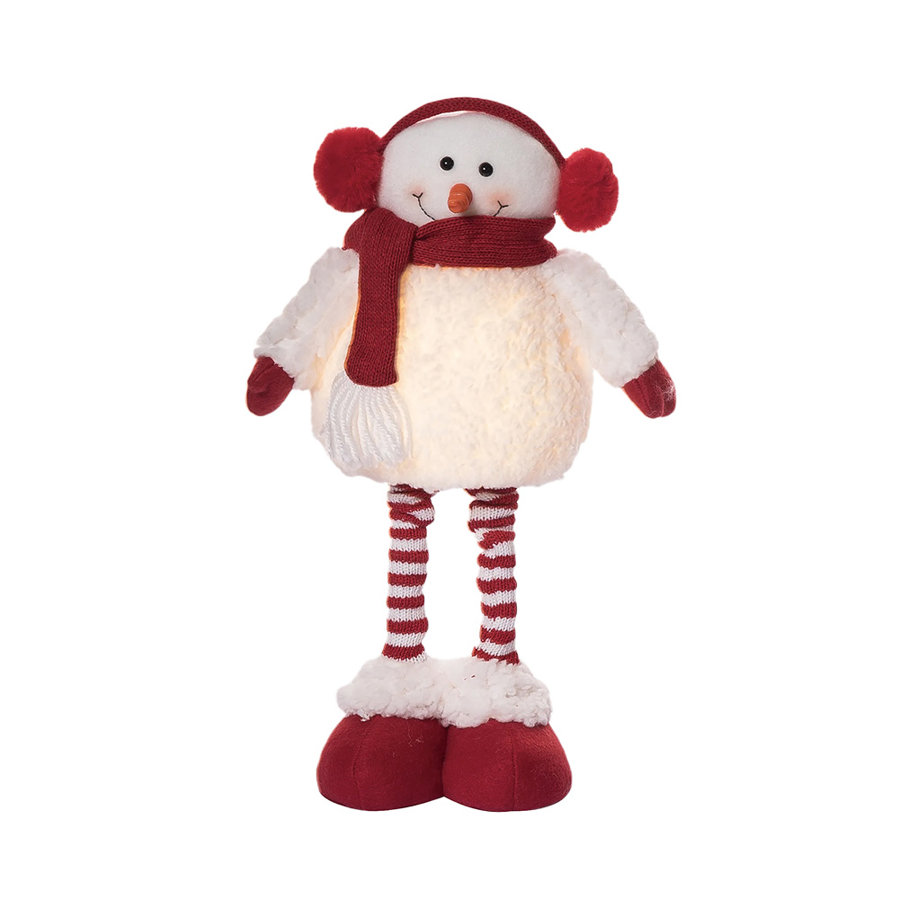 Muñeco navideño hombre de nieve con bufanda ccxmas surtido
