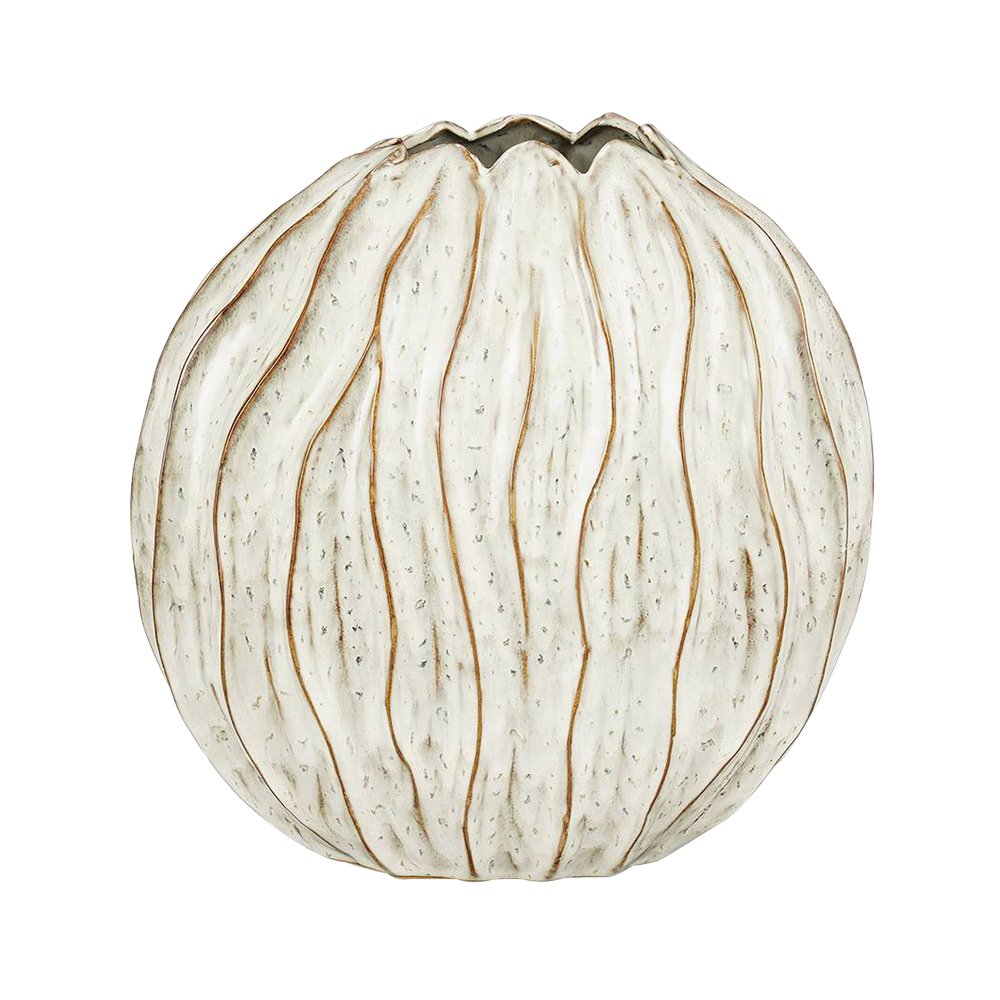 Jarron decorativo 35 cm jovi blanco