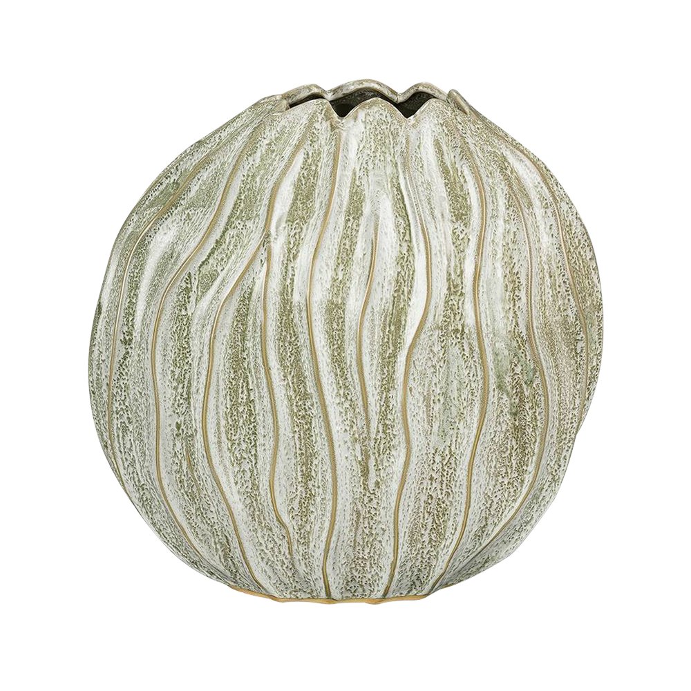 Jarron decorativo 35 cm jovi verde