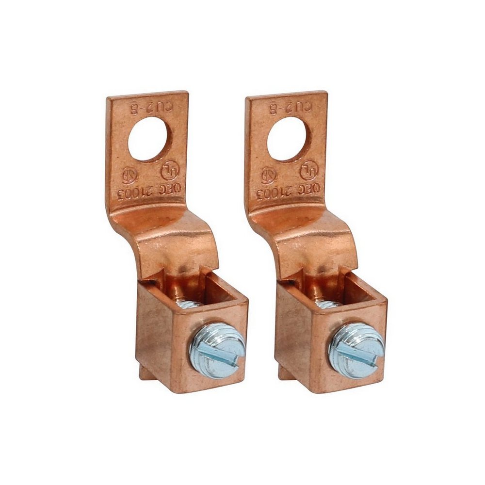 Conector tipo silla de cobre 8-2awg 600v 1/4 pulg (6.35 mm)