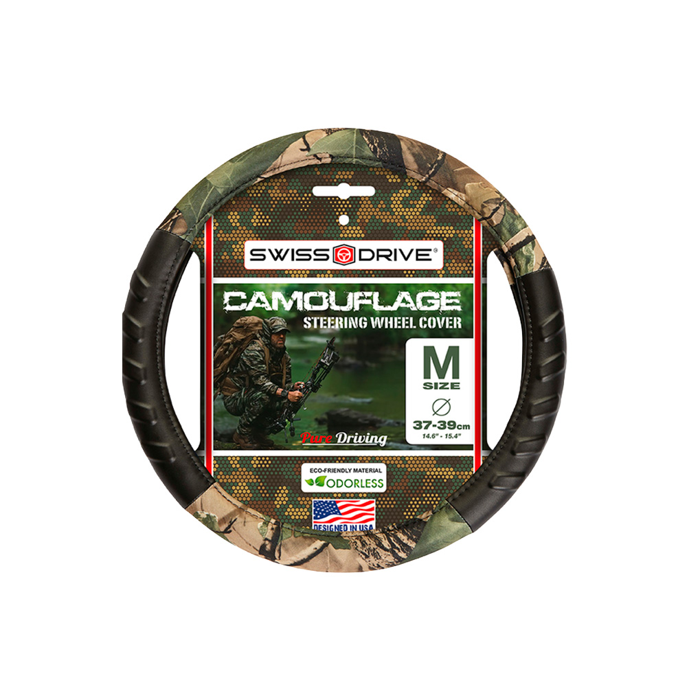 Forro para volante camouflage 37 x 39 centimetros