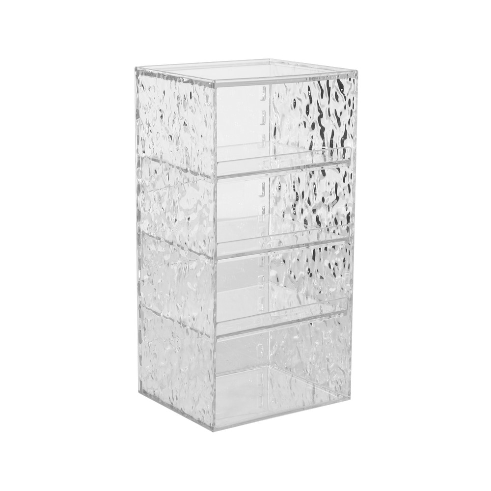 Organizador para maquillaje de acrilico transparente 4 niveles