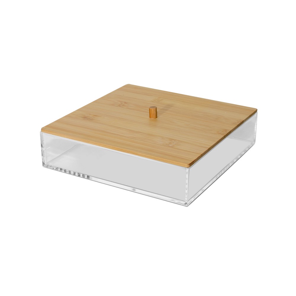 Caja organizadora de madera/acrilico