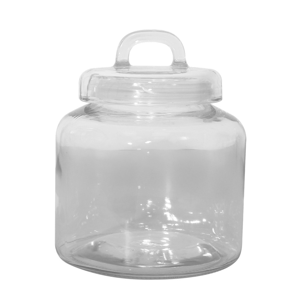 Deposito de vidrio con tapa 1987 ml (2.1 qt)
