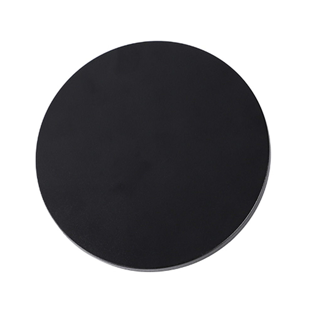 Aplique de pared led circular negro 3w 120v ip65