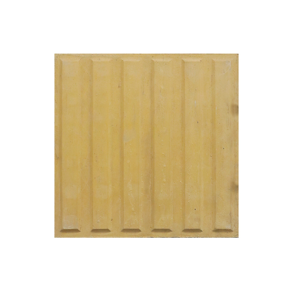 Baldosa peatonal 30x30 cm amarilla guia linea