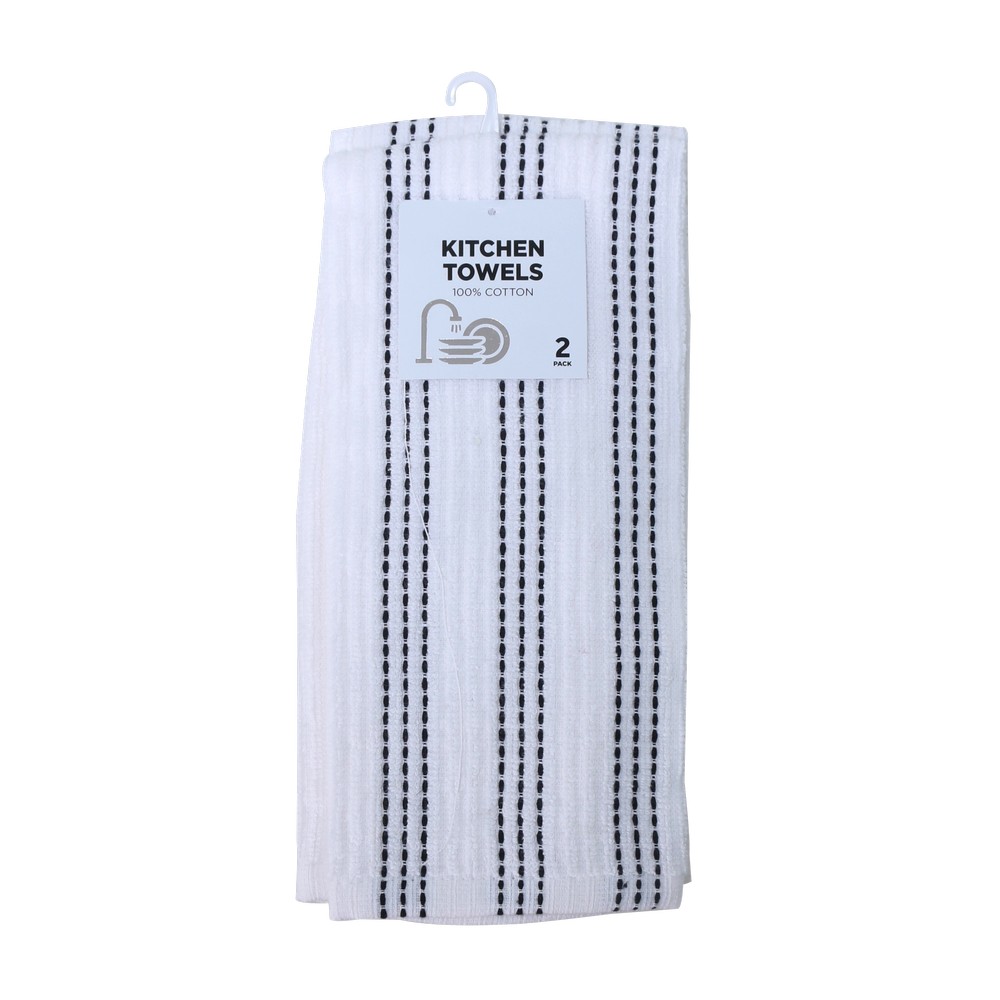 Toalla para cocina de microfibra 40.6x66 cm surtido 2 piezas
