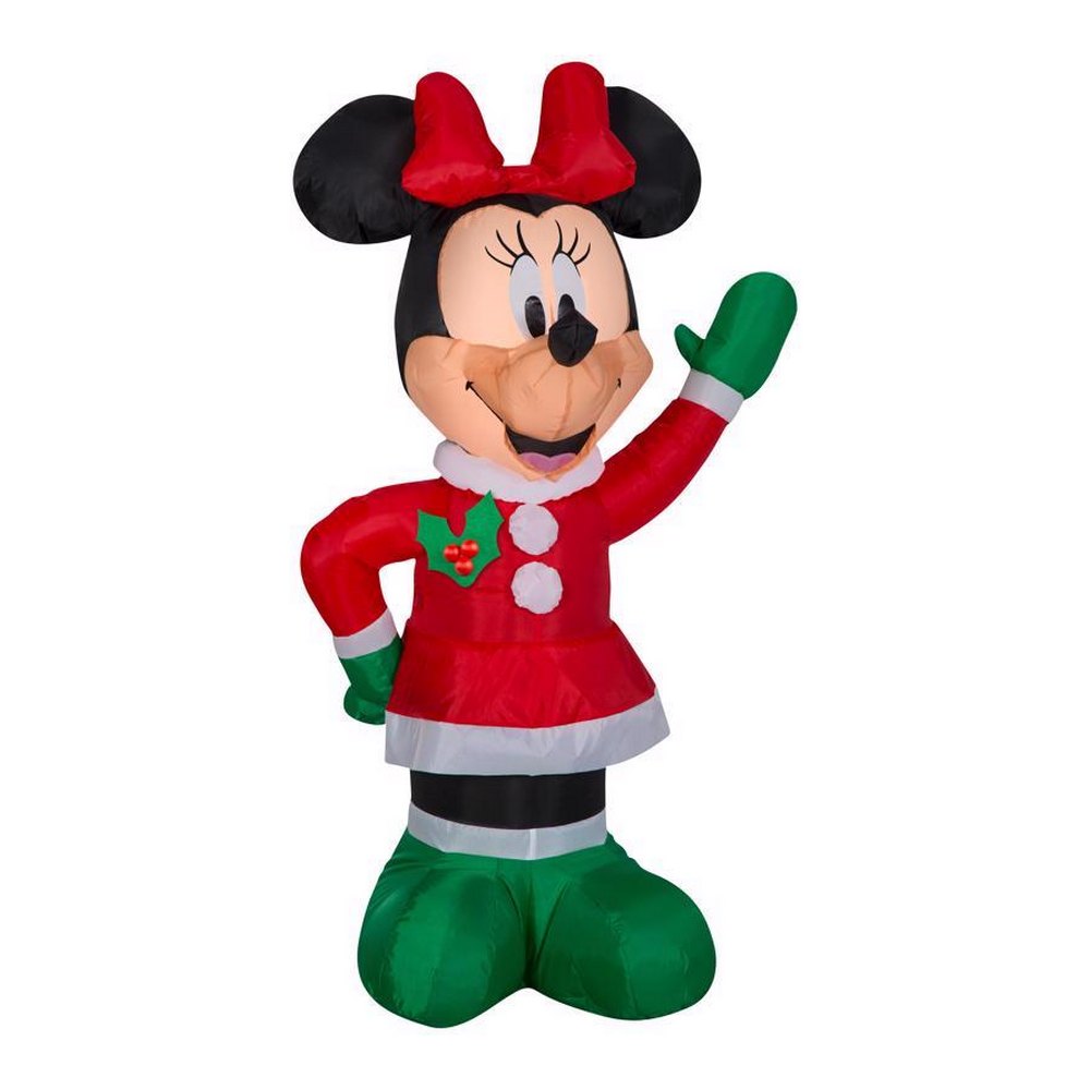 Inflable navideño minnie 121.9 cm