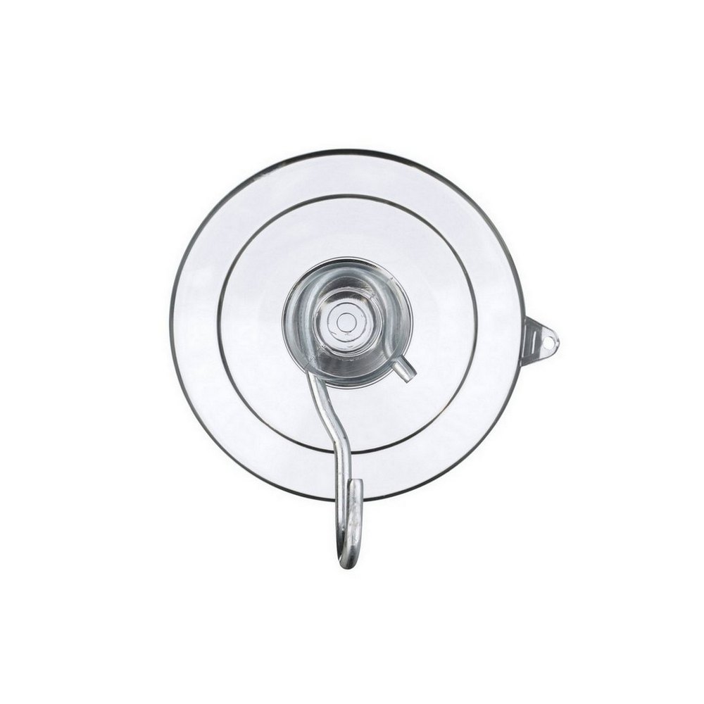 Ventosa con gancho 5 cm transparente 3 piezas