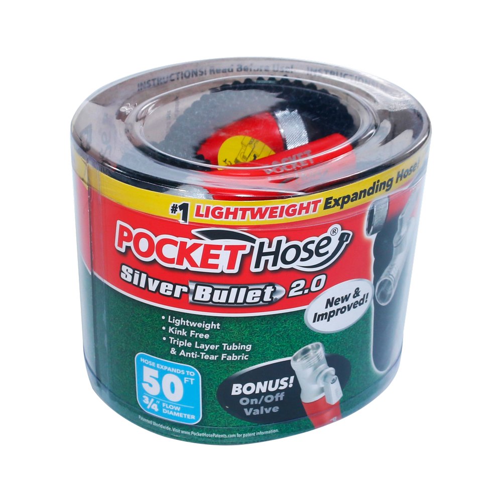Manguera expandible flexible para jardin 3-4 pulg x50 pies (19.05 mm x 15.24 m)
