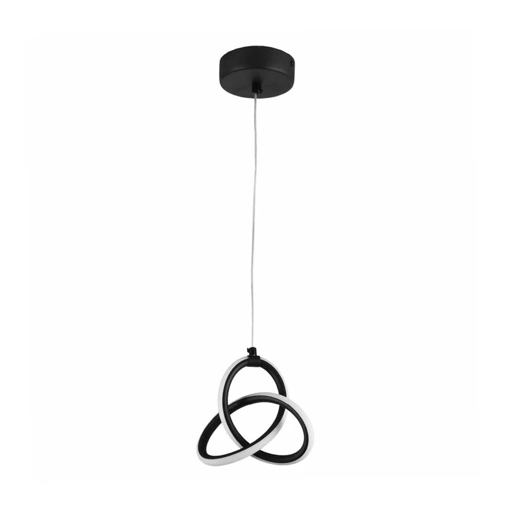 Lampara colgante led negra 10w