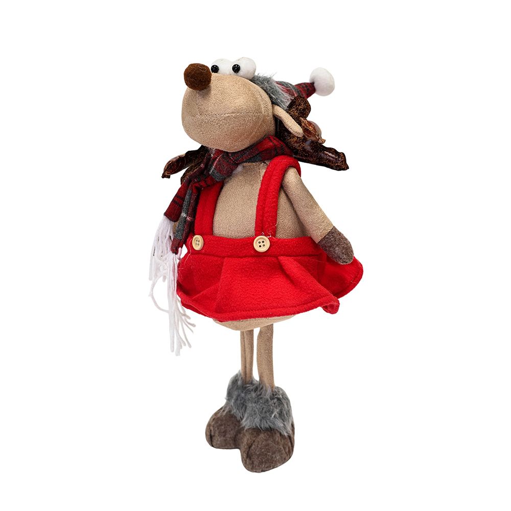 Figura navideña reno 74 cm rojo ccxmas