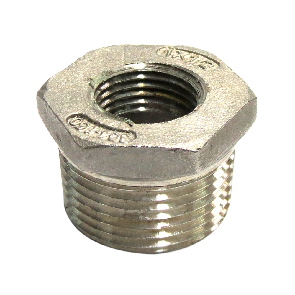 Reductor bushing acero inoxidable 1 x 1/2