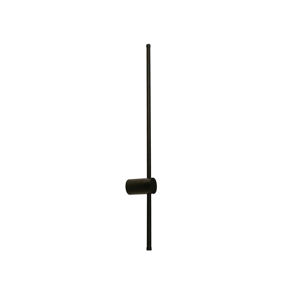 Lampara led de pared negra 1 l 7w 3000k