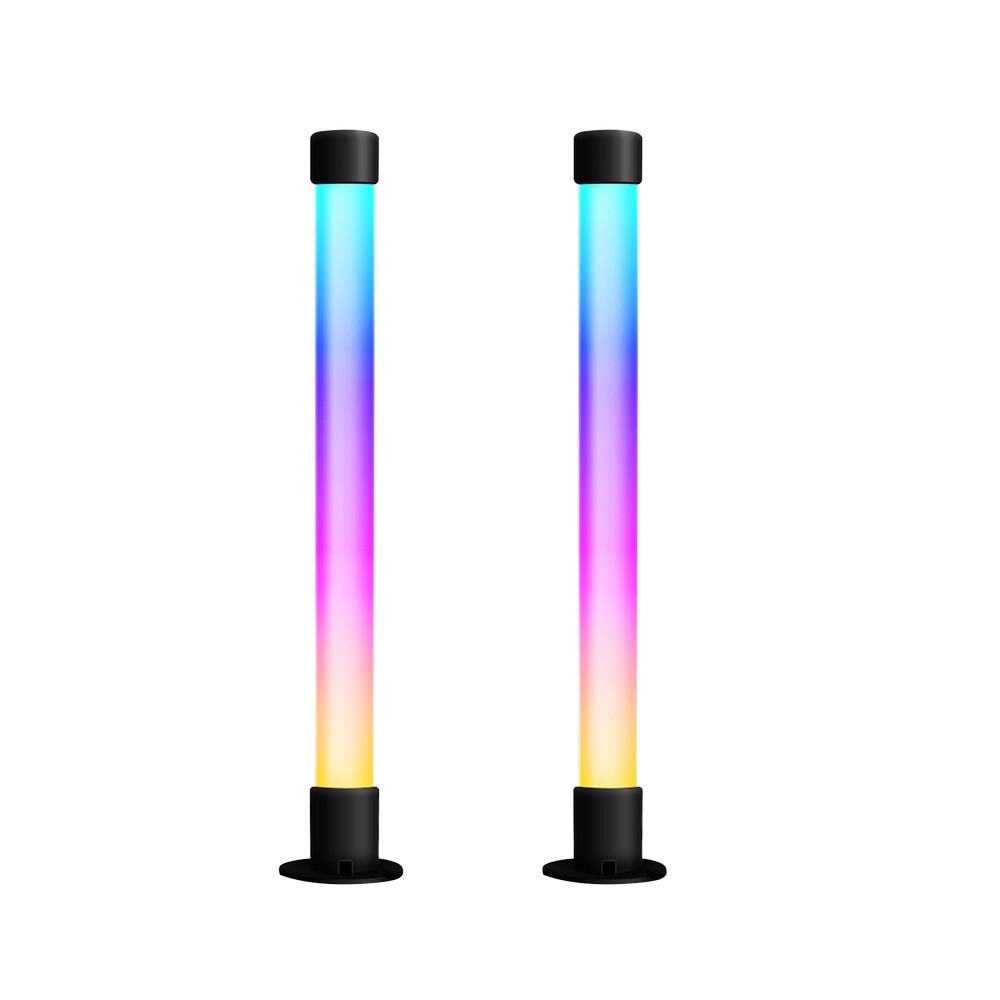 Lampara de mesa led rgb a bluetooth color negro