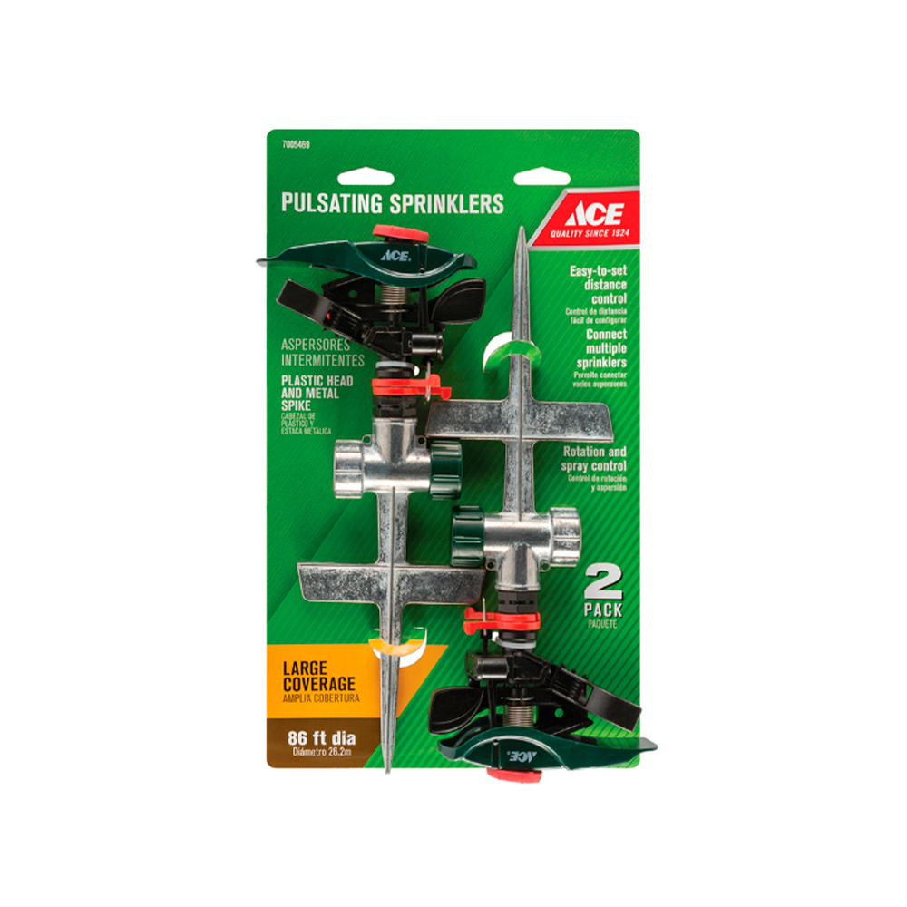 Aspersor para jardin amplia cobertura 2 unidades