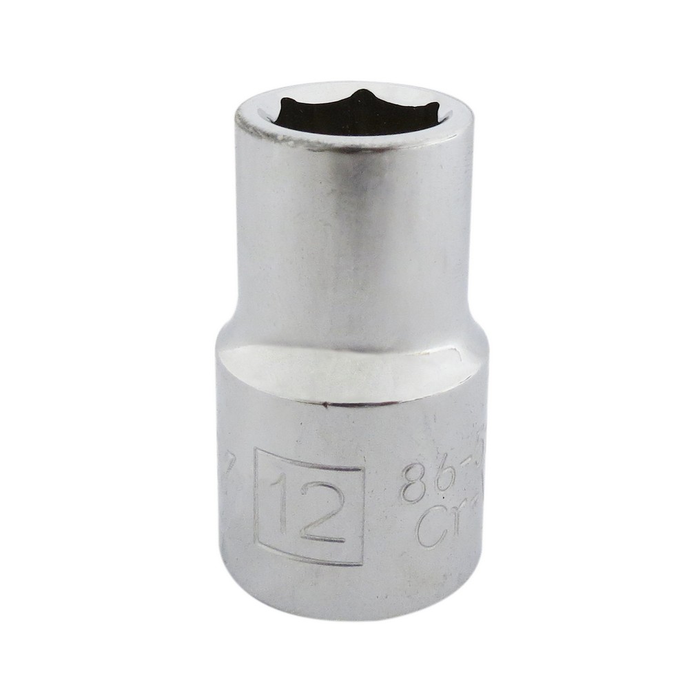 Dado std de 6 pts mando de 1/2 in x 12 mm