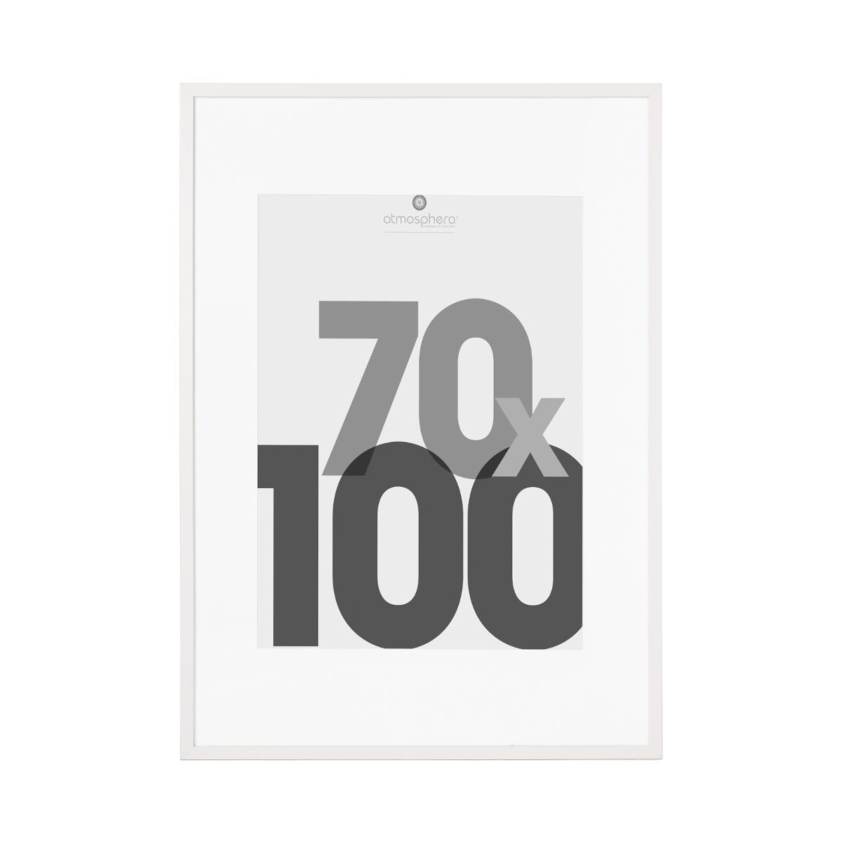 Marco para foto de 70 x 100 cm color blanco