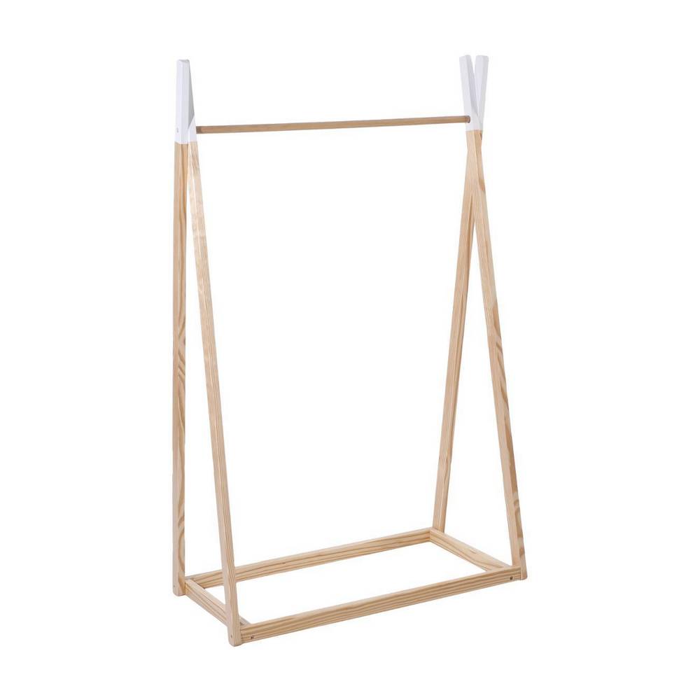 Closet de madera infantil de 78.5 x 126 cm color beige