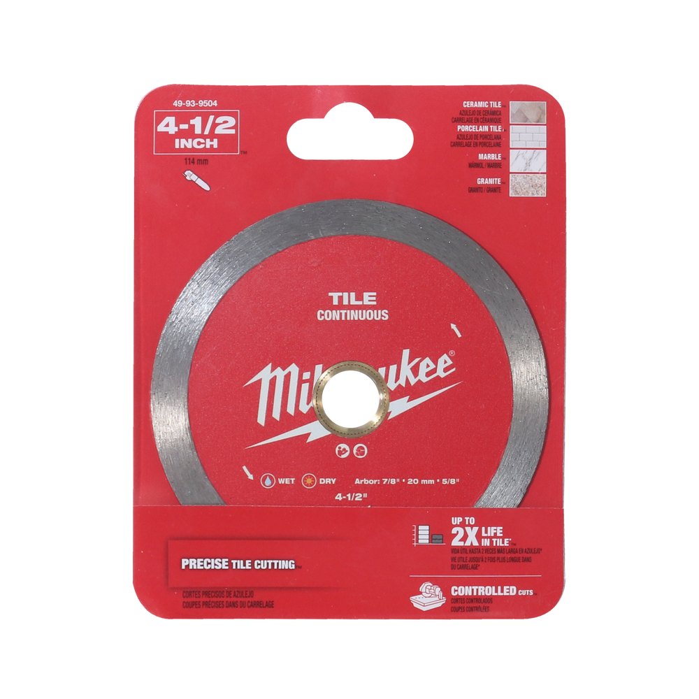 Disco diamantado 4.1/2 pulg (11.43 cm) continuo