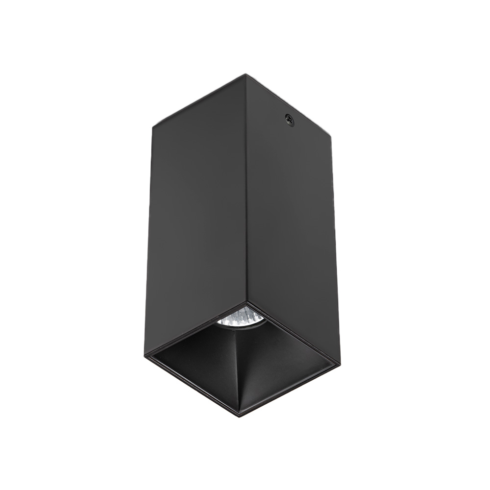 Aplique cuadrado para techo gu10 8x8x13 cm