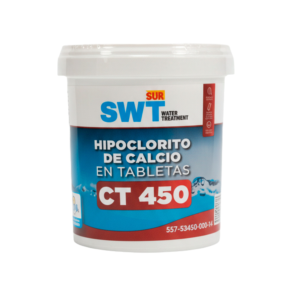 Hipoclorito de calcio tabletas 5 unds ct450