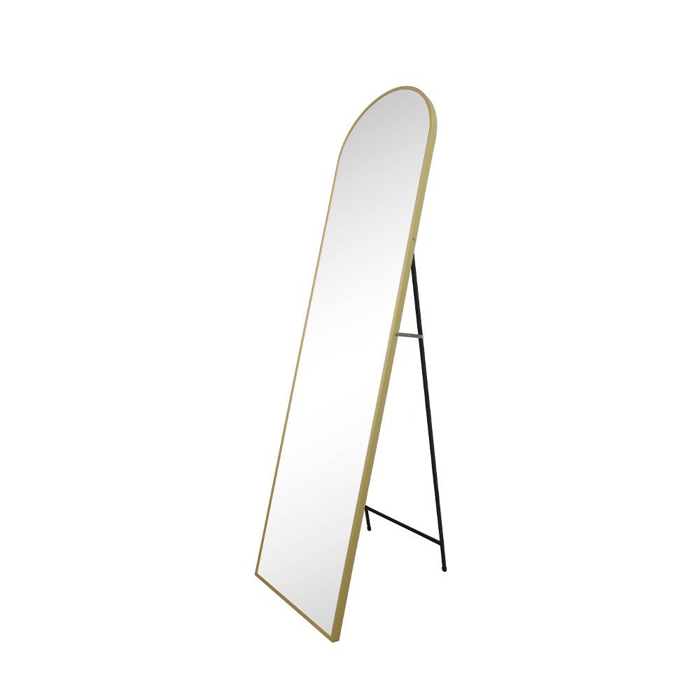 Espejo decorativo para piso de aluminio 40x160 cm negro