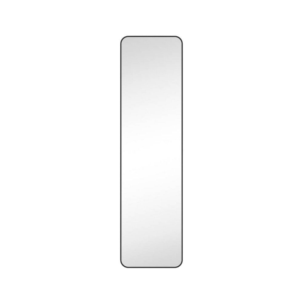 Espejo decorativo rectangular de aluminio 40x150 cm negro