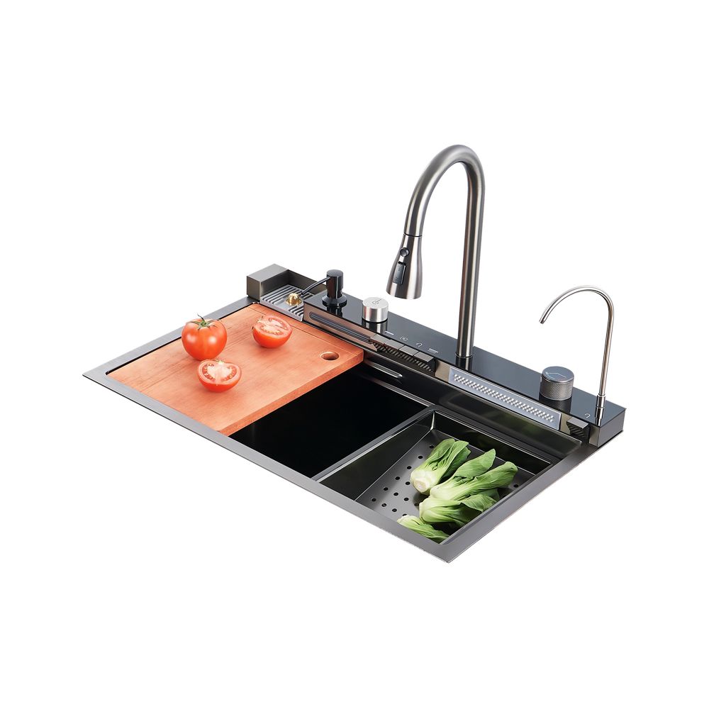 Fregadero multifunción de acero inoxidable
