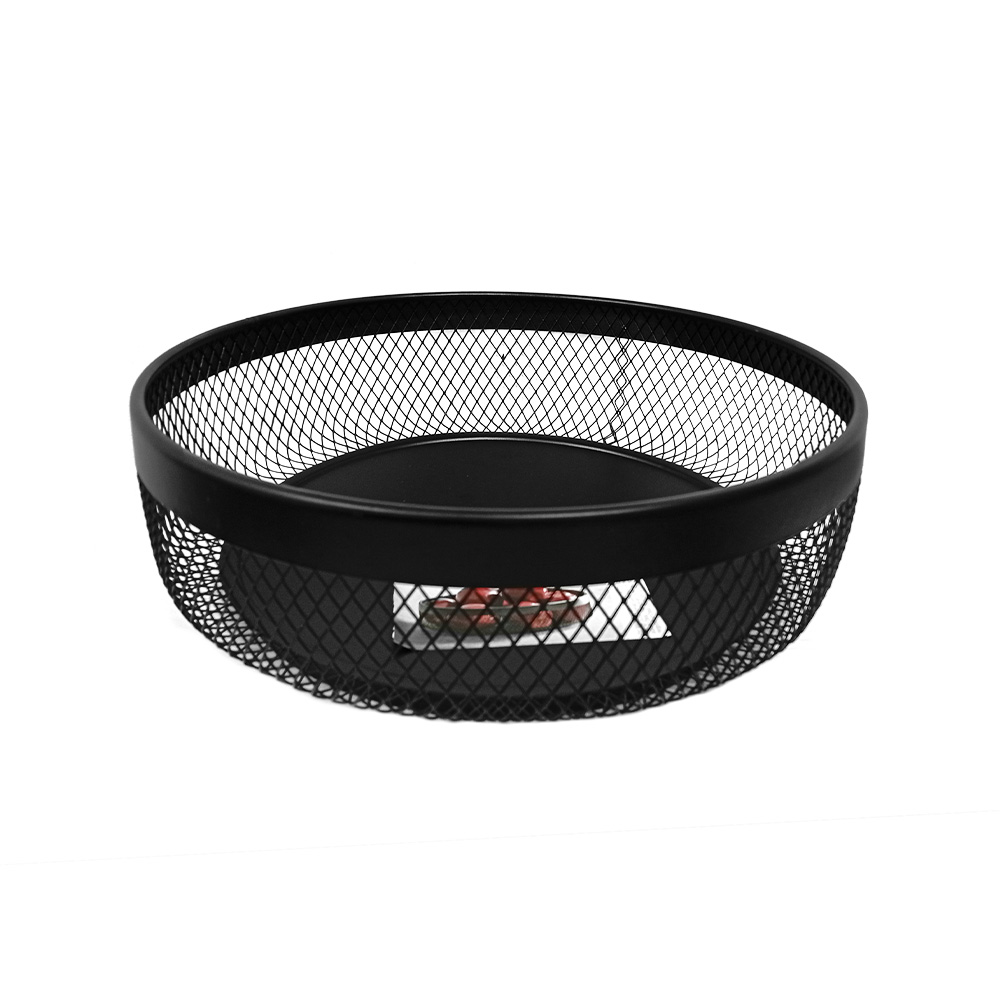 Organizador giratorio de aluminio 29.2x8.9 cm negro