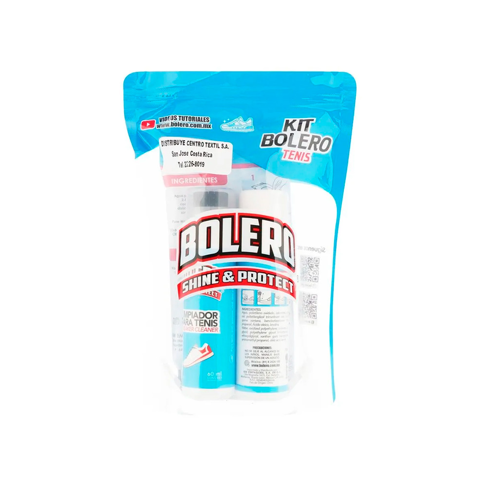 Kit bolero limpiador, blanqueador y toallitas para tenis Novex