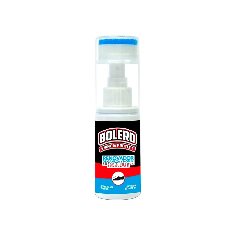 Renovador de gamuza para zapatos negros 100 ml