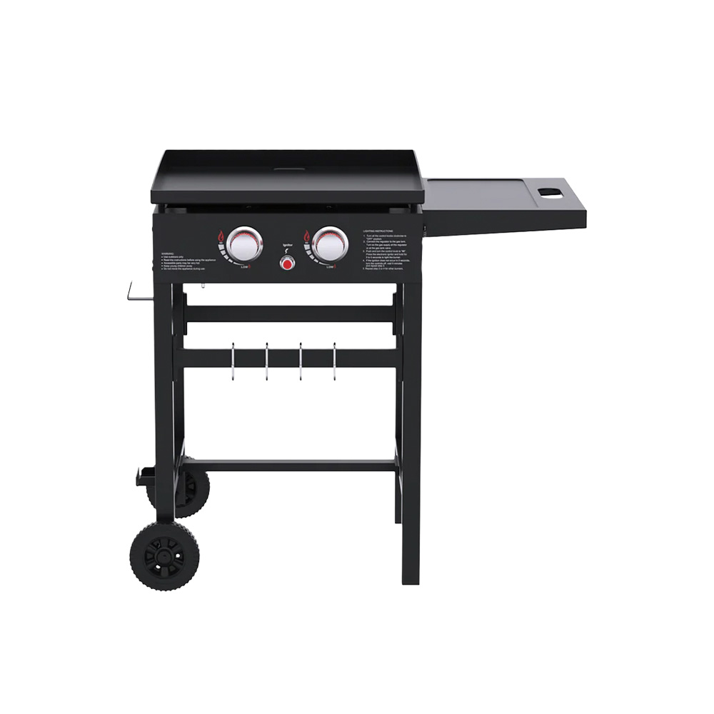 Plancha con 2 quemadores a gas grillmark