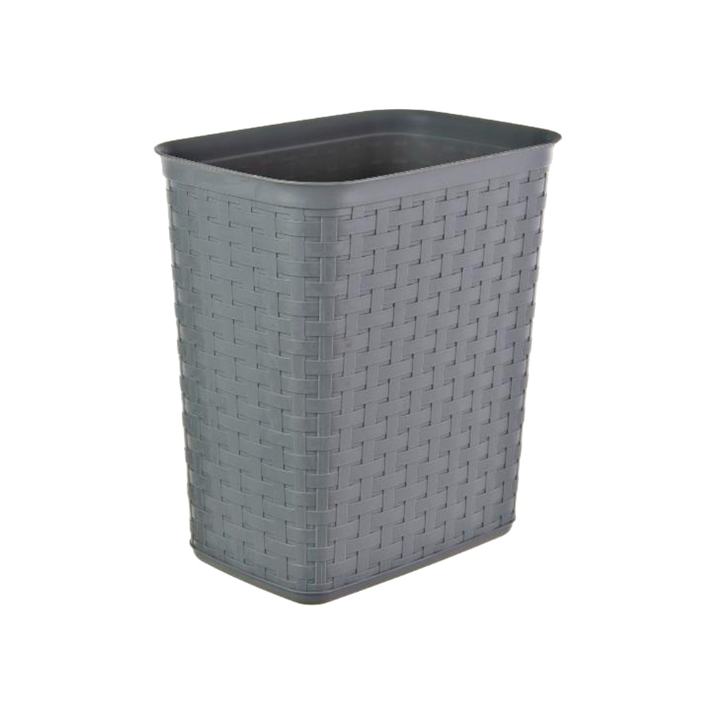 Basurero de plastico gris 3.4 gal