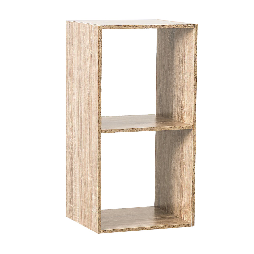 Mueble organizador de 34.5 x 68 cm color beige con 2 espacios