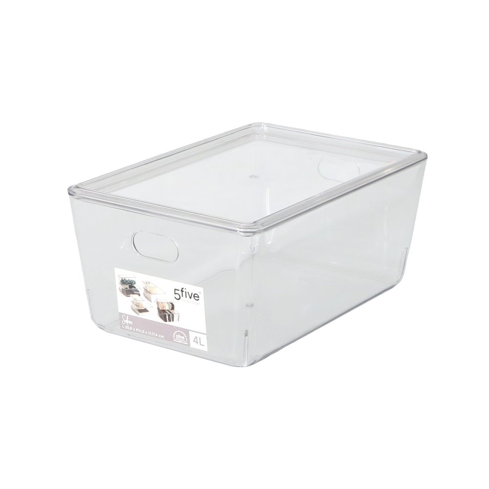 Caja organizadora transparente 25.8x11.5x17.4cm