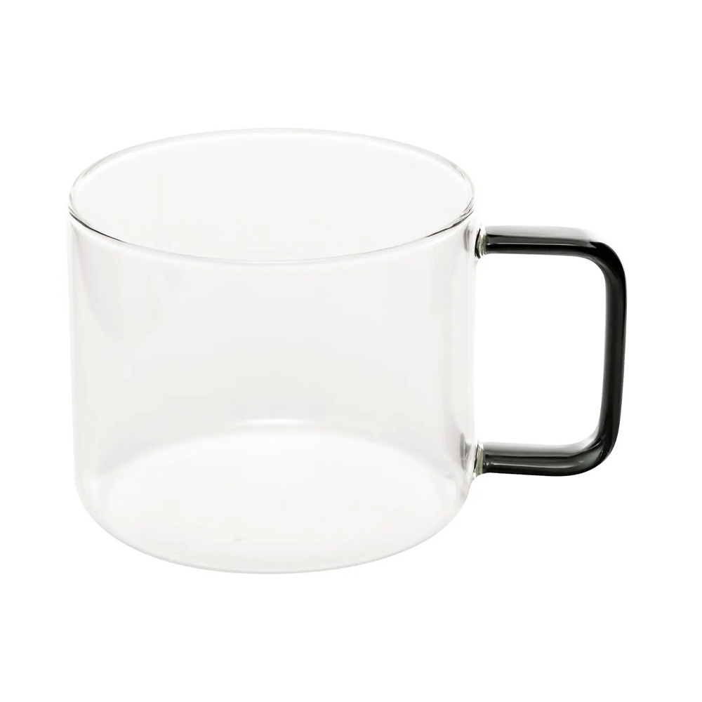 Taza de vidrio 500 ml transparente mia