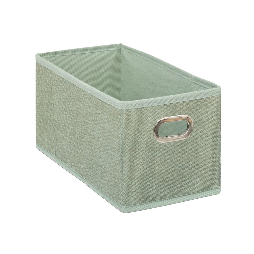 Caja organizadora de tela 15 x 31 cm verde
