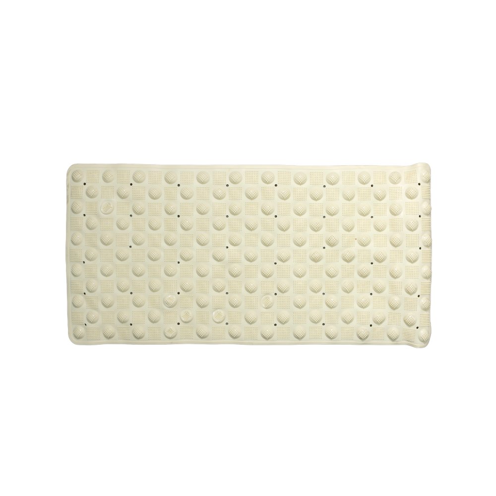 Alfombra para ducha antideslizante 86.3x40.6 cm beige
