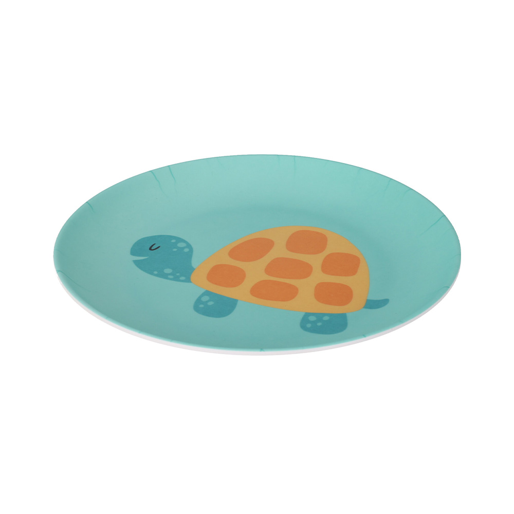 Plato de melamina 21 cm leopardo
