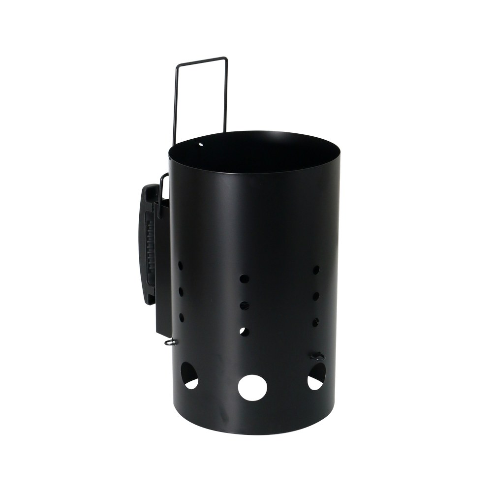 Encendedor para carbón metálico 27 cm negro