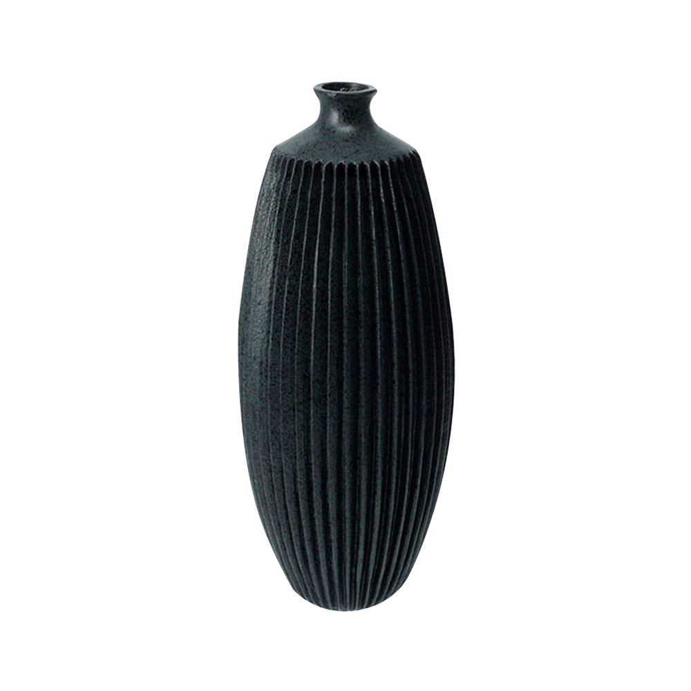 Jarron de ceramica 21 cm rayado surtido